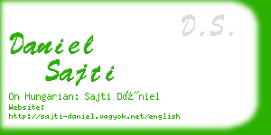 daniel sajti business card